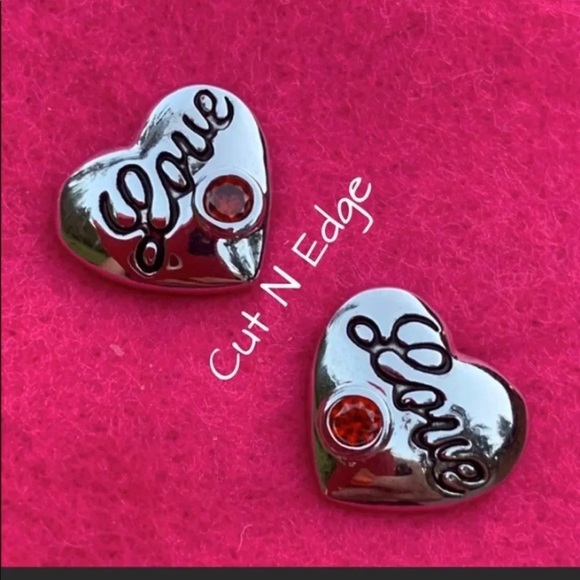 Montana Silversmith Love Heart Earrings - Picture 3 of 4